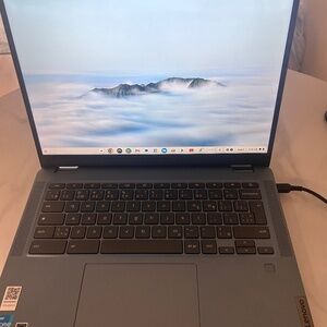 Grey Laptop Lenovo